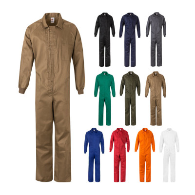 VL YAMA. Twill jumpsuit (200g/m²), in cotton (35) and polyester (65)